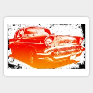 '57 Chev (red) Sticker